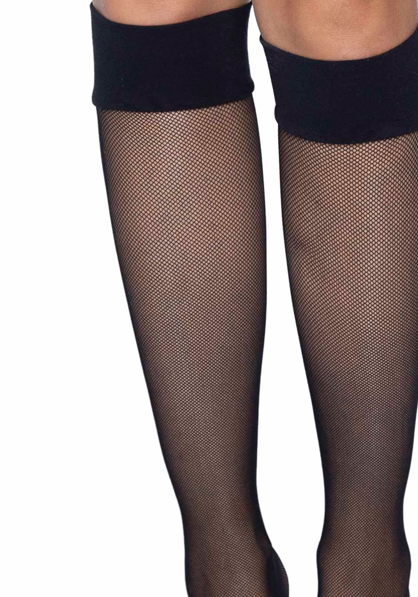 Micro Net Knee Socks.
