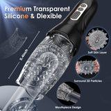 Automatic Male Masturbator Sex Toys, Uoffile Male Sex Toy with 5 Thrusting & Rotating & 10 Vibrating Modes, Adult Toys Men Mastu