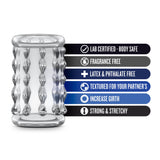 Stay Hard Cock Ring Sleeve 04 - Soft Tickly Nubs Enhance Pleasure - Slide It On Penis, Vibrator, Dildo - Stack, Mix, Match To Create Unique Sensations - Adds Girth - Sex Toy For Men, Women, Couples