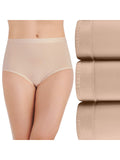Vanity Fair Womens Comfort Where It Counts No Ride Up Panties, Brief-3 Pack-Neutral, 10