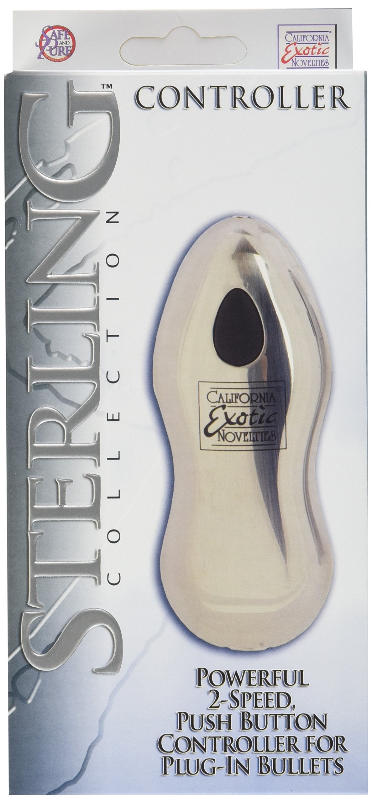 Calexotics California Exotic Novelties Sterling Collection, 2 Speed Control, 4.5-Inch