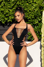 Seamless Shredded Racer Back T
