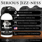 Master Series Jizz Unscented Water-Based Body  Glide - 16 Oz