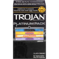 Trojan Platinum Pack Lubricated Condoms, 10Ct