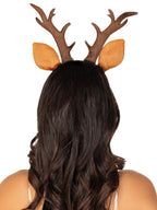 Fawn ear antler headband