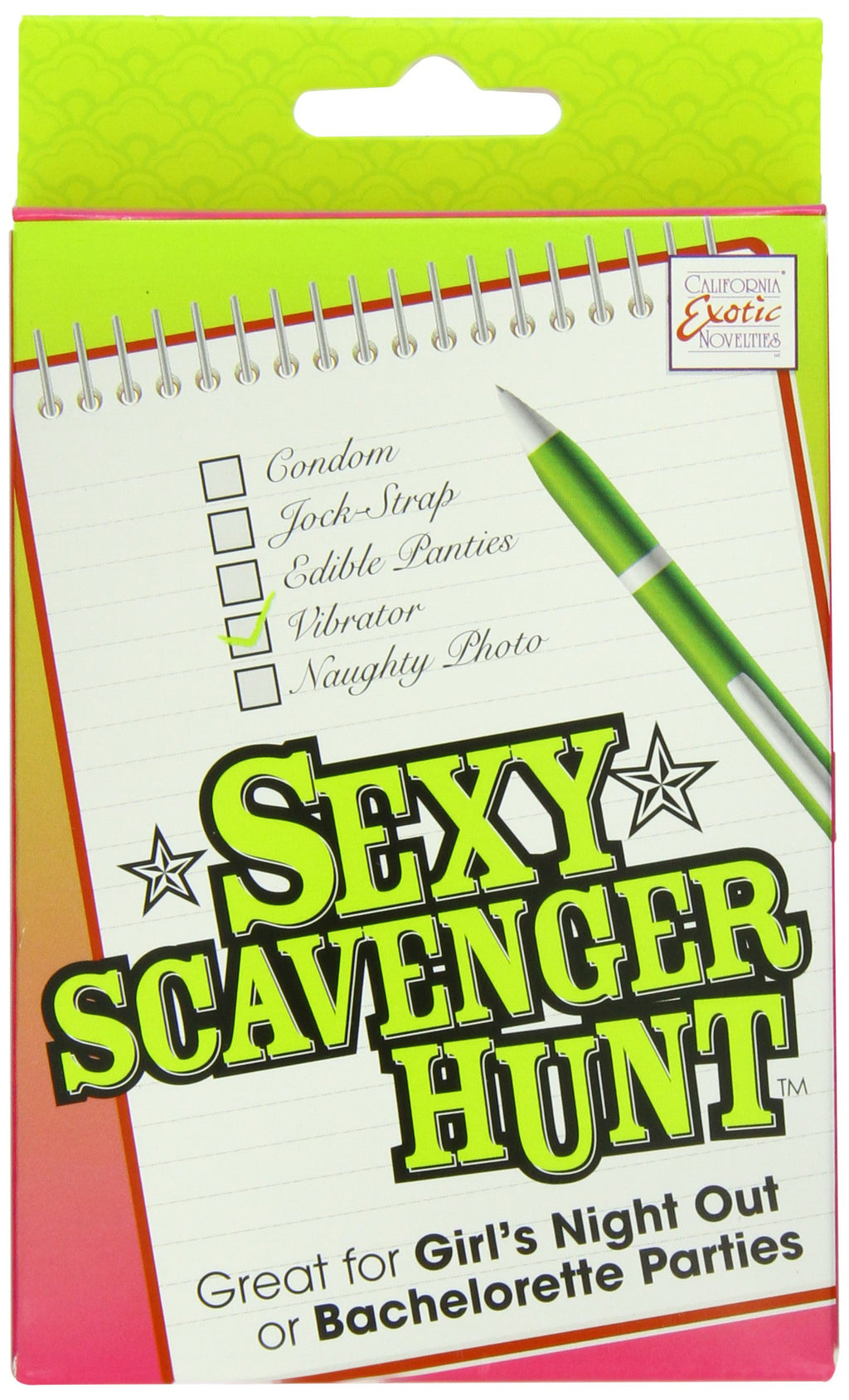 California Exotic Novelties Sexy Scavenger Hunt Game