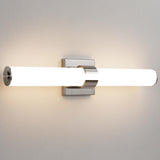 Aijiasi Brushed Nickel Vanity Lights - 22 Inch Modern Vanity Light Fixtures With Acrylic Shade, 28W Led 3000K Over Mirror Bathro