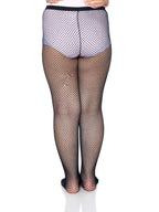 Leg Avenue Girls' Fishnet Tights, Black, Large