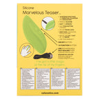 Calexotics Mini Marvels Marvelous Teaser - Silicone Waterproof Compact Massager Vibrator - 10 Function Rechargeable Vibe - Adult