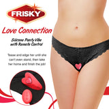 Love Connection Silicone Panty Vibe With Remote Control - Red