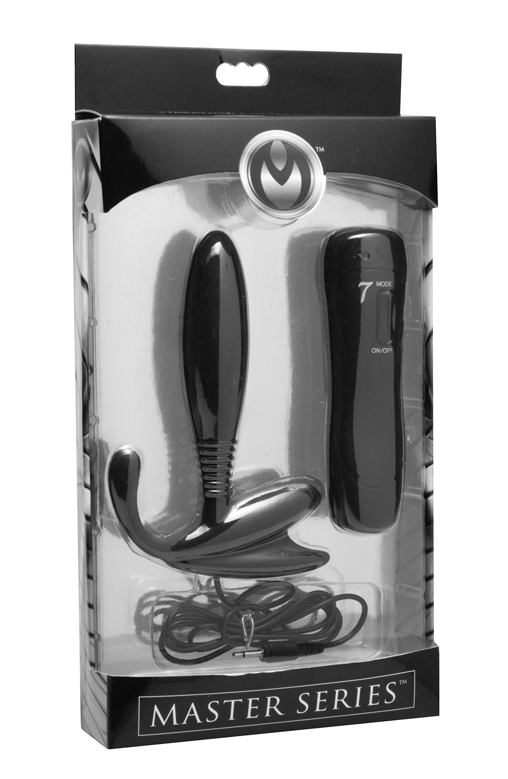 Master Series Cobra Vibrating Silicone P-Spot Massager, 1 Count