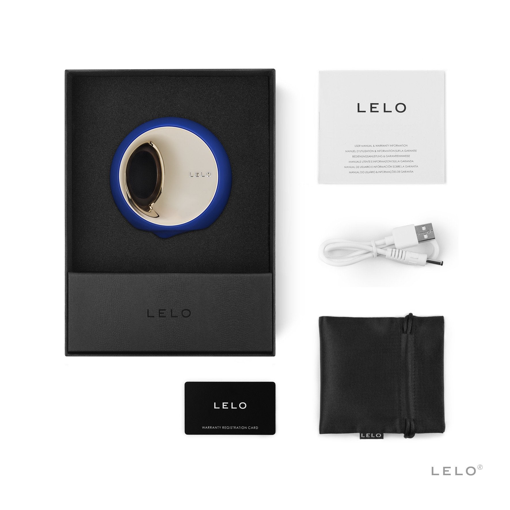 Lelo Ora 2 The World'S Most Sophisticated Oral Sex Simulator, Midnight Blue