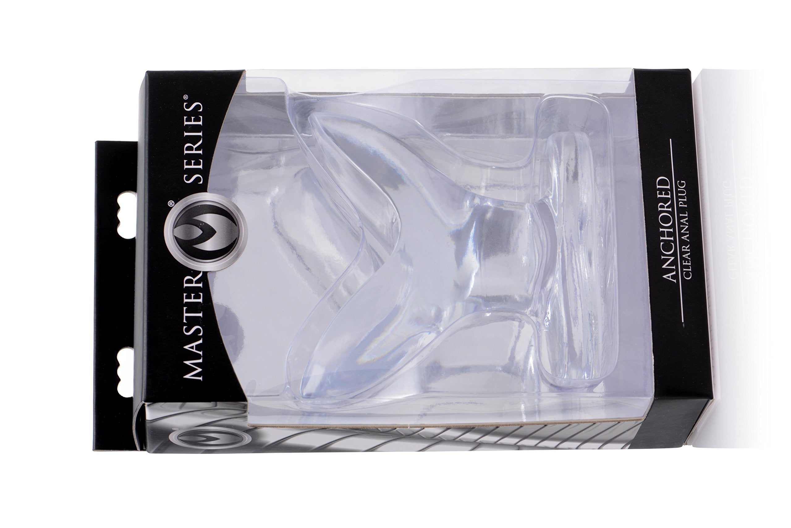 Master Series Anchored Clear Anal Plug