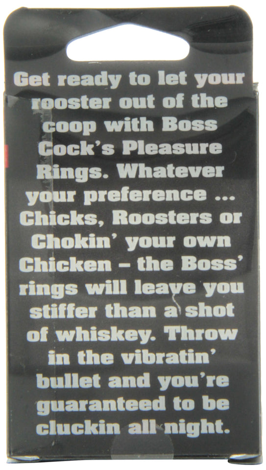 Evolved Novelties Boss Cock'S Vibrating Ring Collar Clear