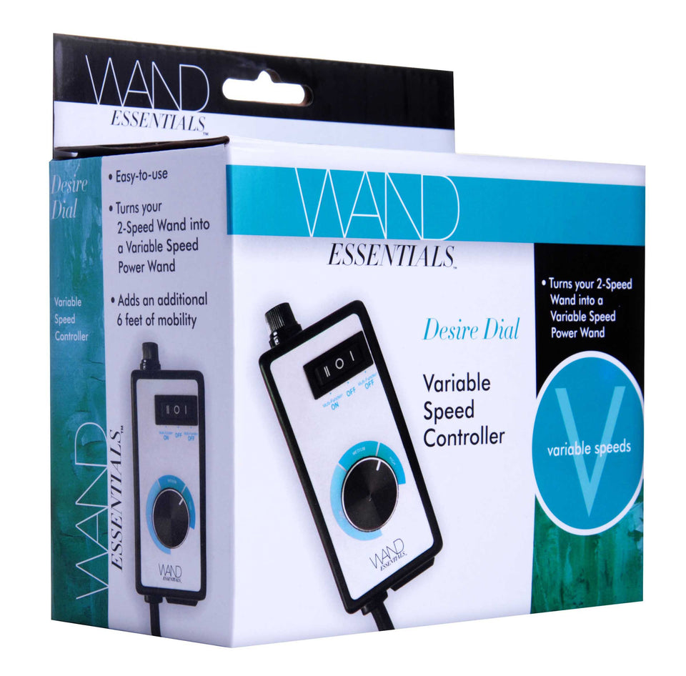 Wand Essentials Wand Massager Speed Controller For Hitachi Magic Wand, Vibrating Wand Massager Accessory For Variable Speed, Use With Handheld Muscle Massager For Fully Body, 1 Attachment