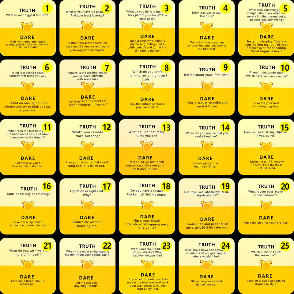 MEBAULT Truth or Dare Sex Card Game Intimacy Deck Sex Toy Adventurous Playing Cards Erotic Bedroom Game for Couple Lover