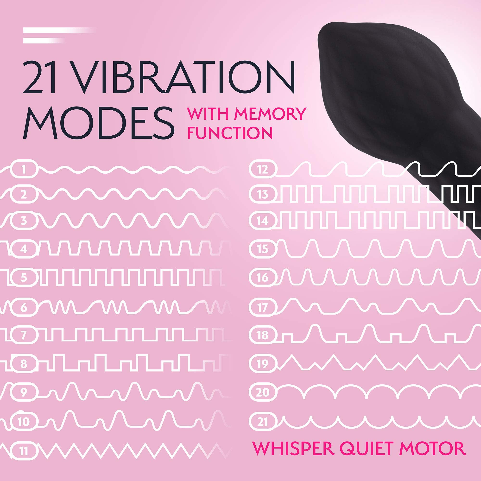 Diamond Wand Body Massager Clitoral And Gspot Stimulator 21 Function Mode Personal Intimate Massager Multifunction Adult Toy S