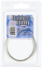 California Exotics Rubber Ring, White, Large