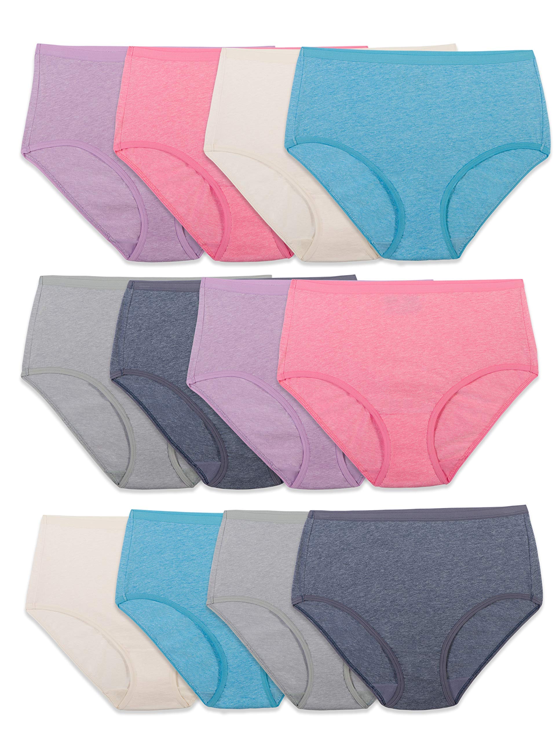 Fruit of the Loom Womens Beyondsoft Underwear, Super Soft Designed with Comfort in Mind, Available in Plus Size, Brief-Cotton B