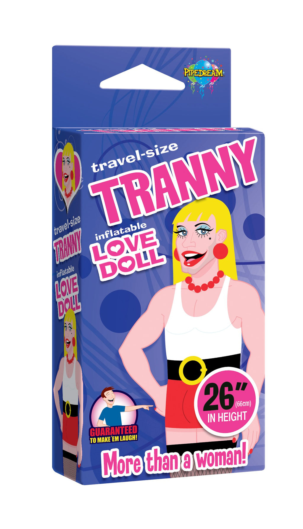 Pipedream Travel Size Tranny Inflatable Love Doll