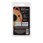 Silicone Stud Lasso Rings, Red