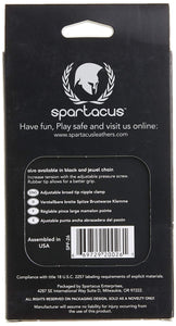 Spartacus Broad Tip Nipple Clamps With Adjustable Link Chain