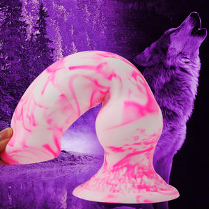 10.62 '' Monster Huge Dildo, 3.3 '' Diameter Silicone Dog Knot Thick Dildos,Fantasy Canine Wolf Dildo Big Knotted Anal Plug with