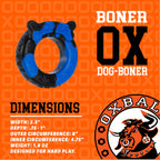 OxBalls Boner Cockring, Blue/Black