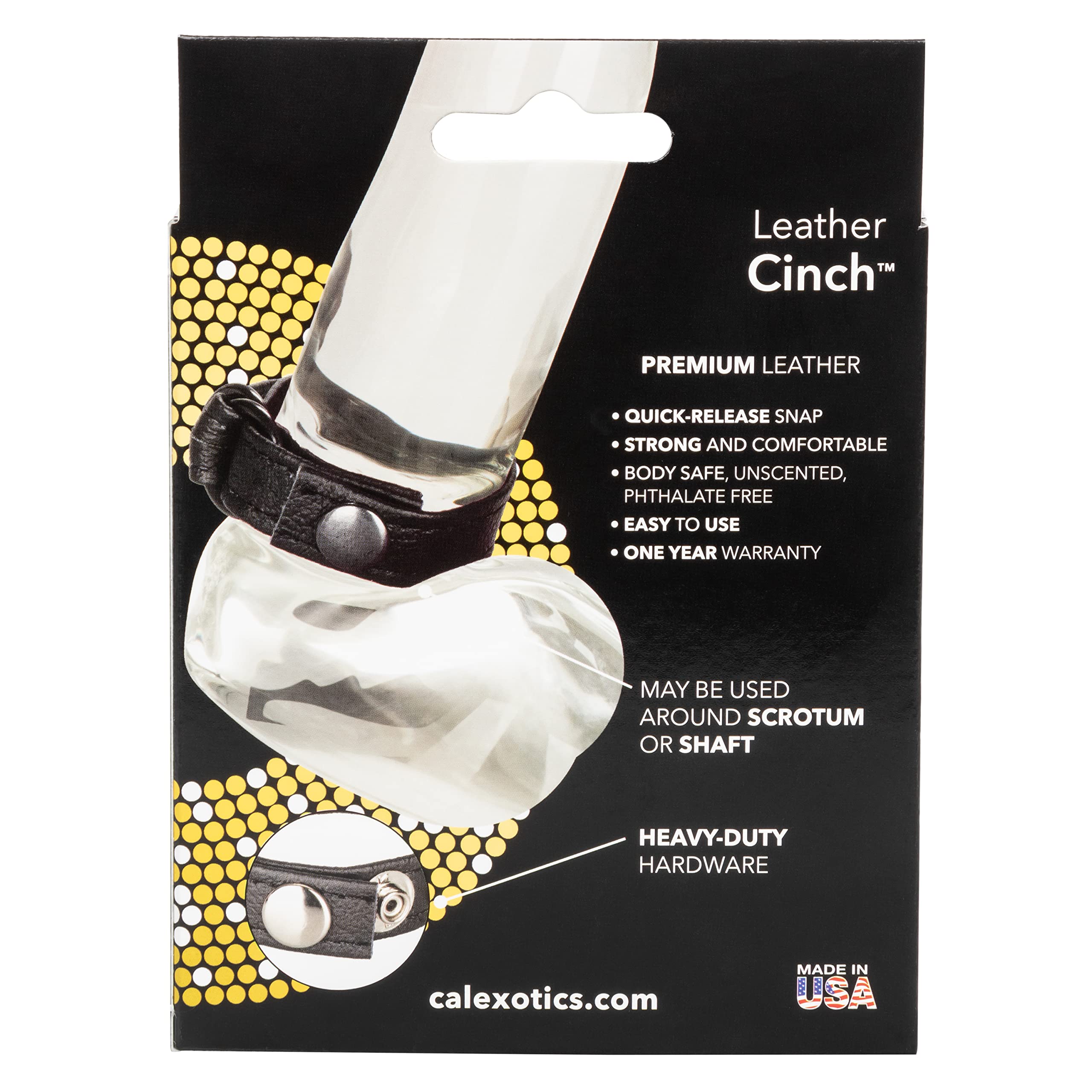 California Exotics Leather Cinch