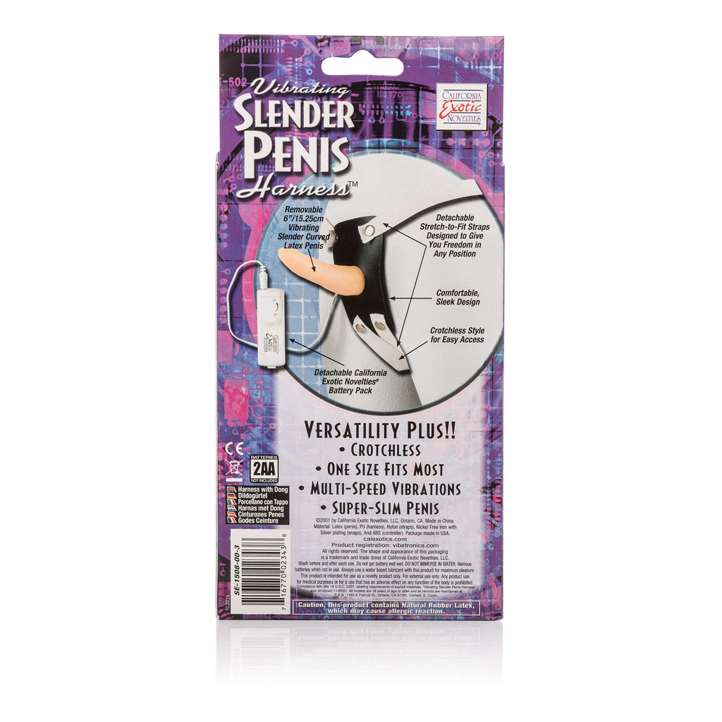 California Exotics Vibrating Slender Penis Harness