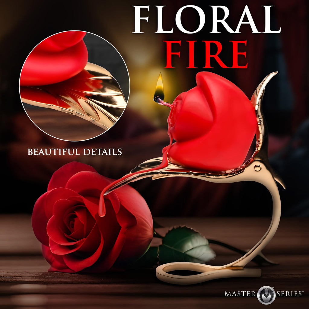 Master Series Burning Pass Rose Candle