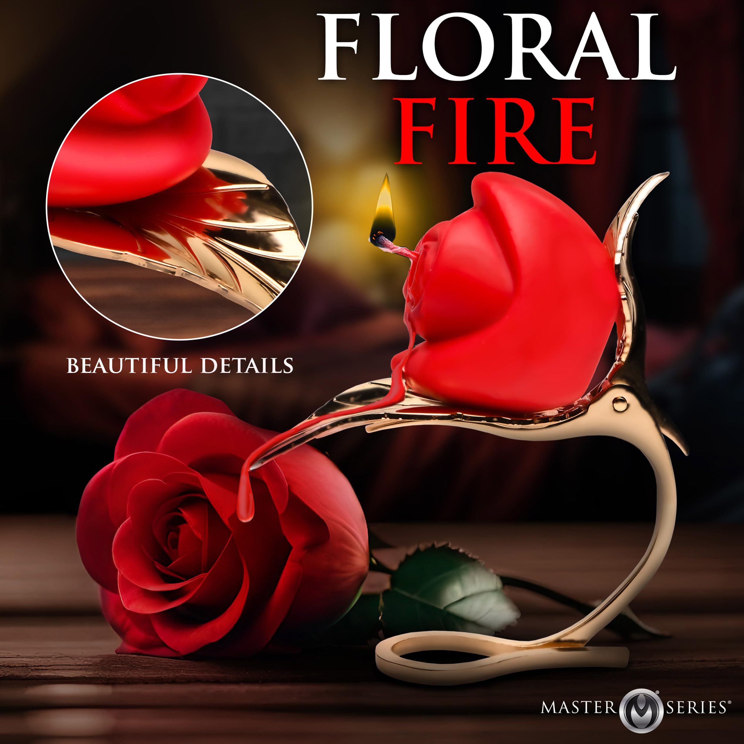 Master Series Burning Pass Rose Candle