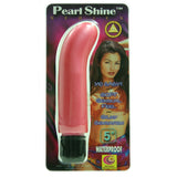 Golden Triangle Pearl Shines G Spot Waterproof Massager  5Inch  Pink