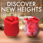 Lickgasm Kissing & Vibrating Rose Red