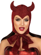 Glitter Shimmer Vintage Devil Bonnet.