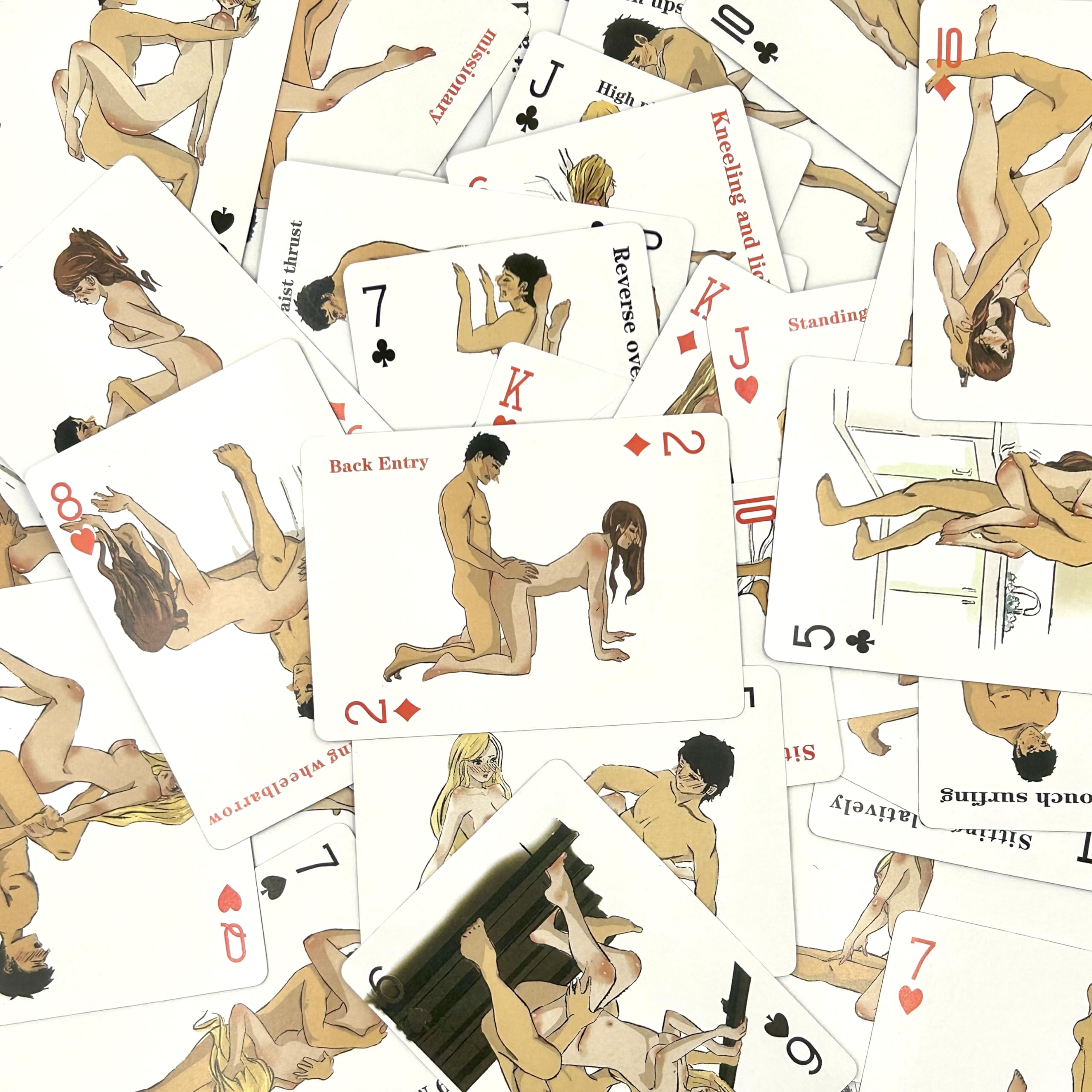 Sex Cards Adults Sex Card Game Sexual Position Poker Foreplay Fun Sex Games Fun Card Games for Couples - Poker Position Couple G