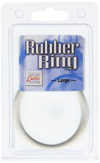 California Exotics Rubber Ring, White, Large