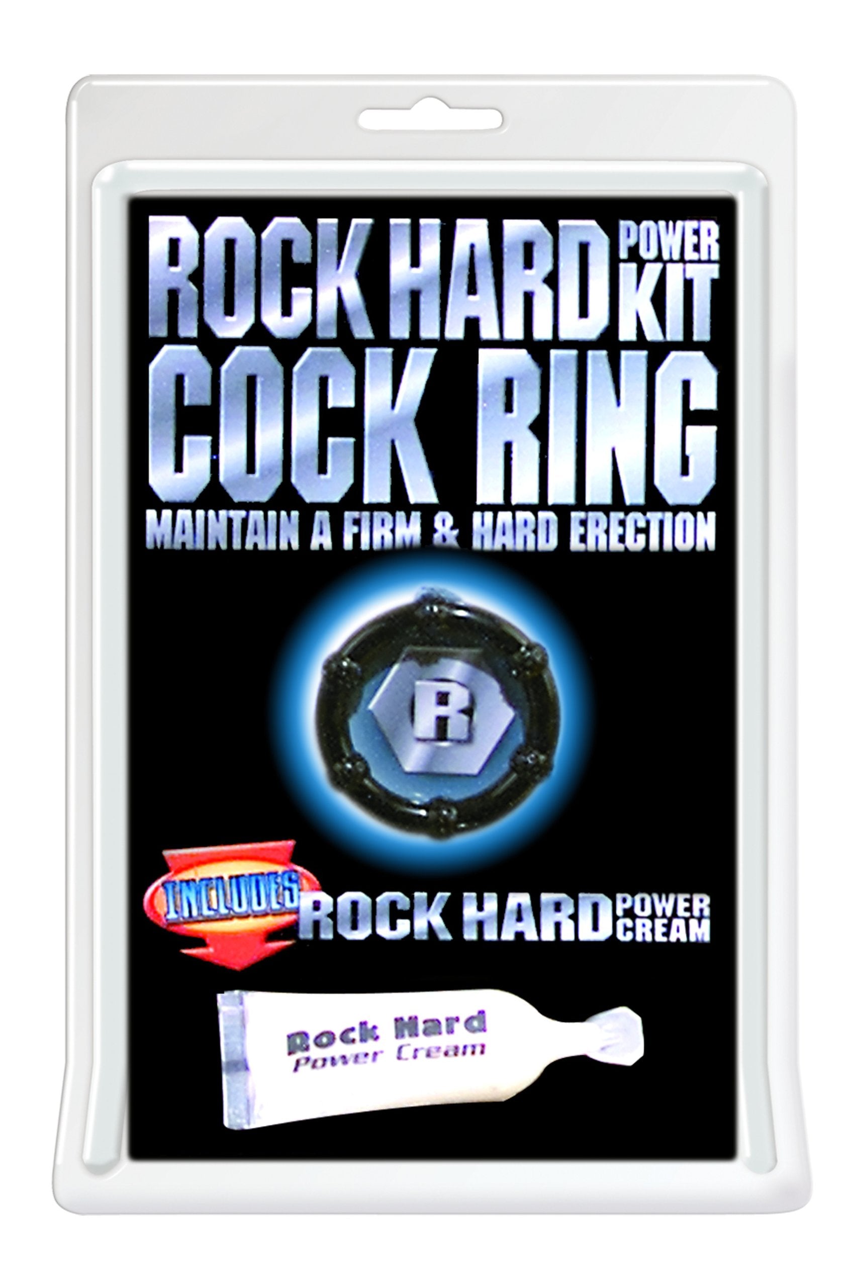Pipedream Rock Hard Power Kit Cock Ring, Black