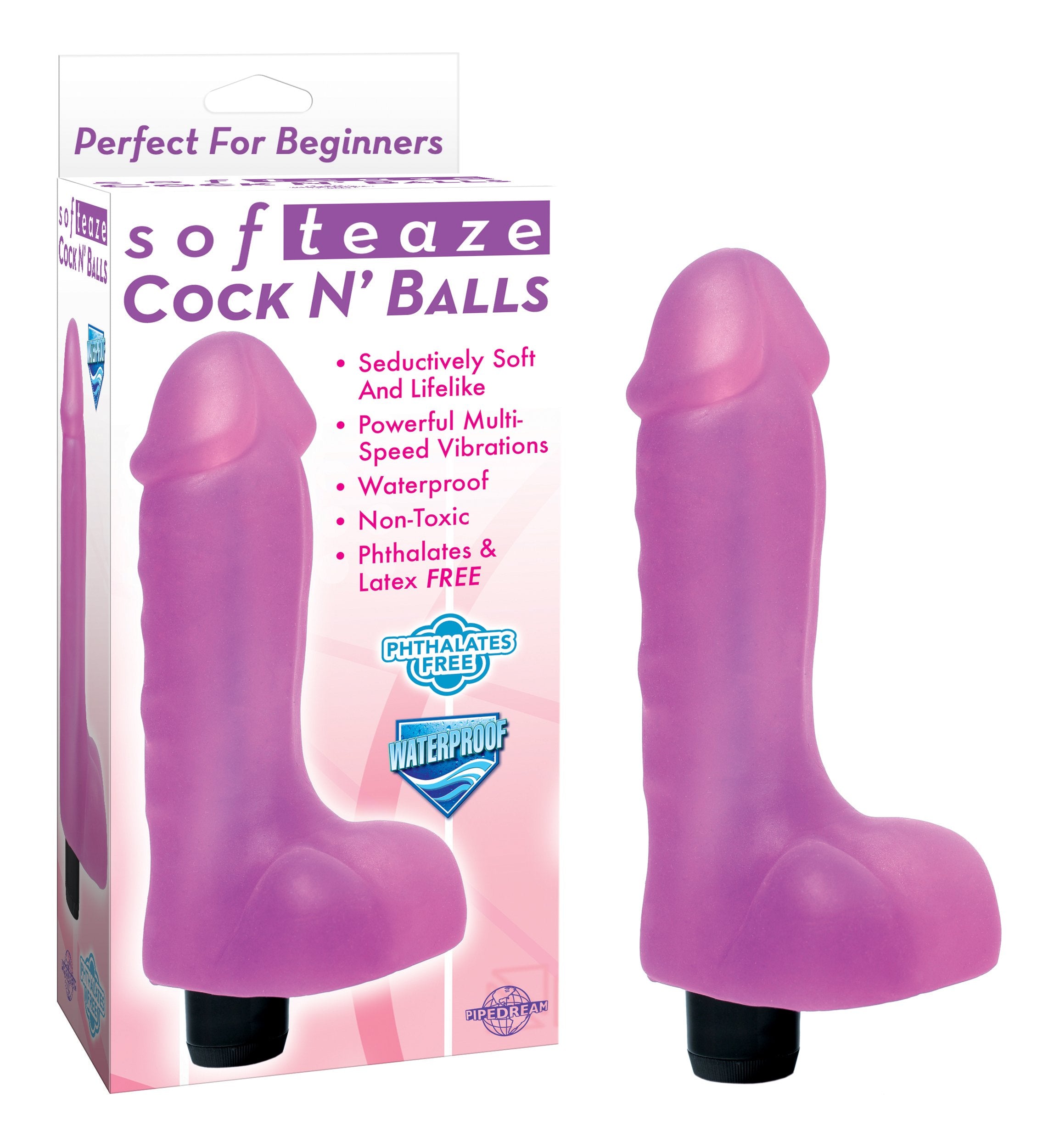 Softeaze Cock N' Balls Vibe, Purple