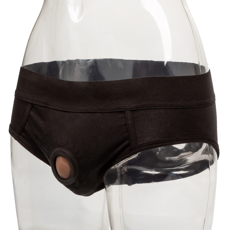 CalExotics SE-1581-30-3 Packer Gear 5''/12.75 cm Silicone Packing Penis - Brown