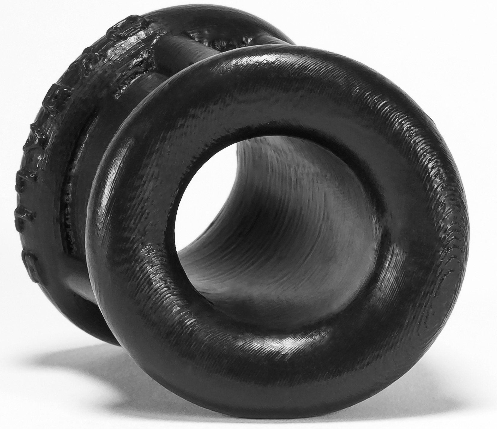 Bent-1 Curved Ballstretcher Oxballs Silicone Smoosh Blk (Net)