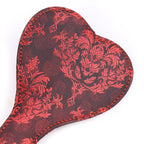 VENESUN Heart Spanking Paddle for Adult BDSM, 11.2inch Faux Leather and Lace Sex Paddles Bondage Spanking Set