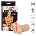 Calexotics Cheap Thrills The Farm Girl - Travel Sized Male Masturbator - Silicone Masturbation Sleeve - 4.75-Inch Adult Male Sex