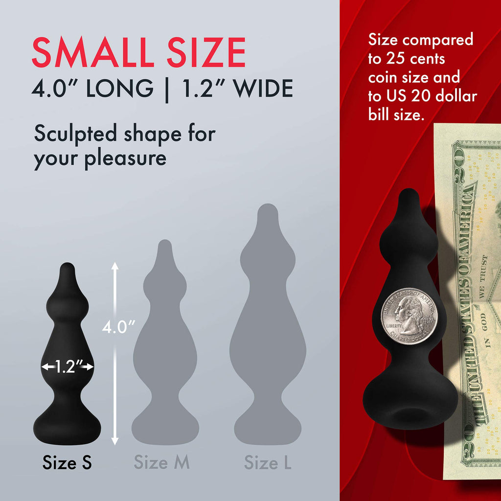 Forto F30 Pointer Anal Plug  Small  Black