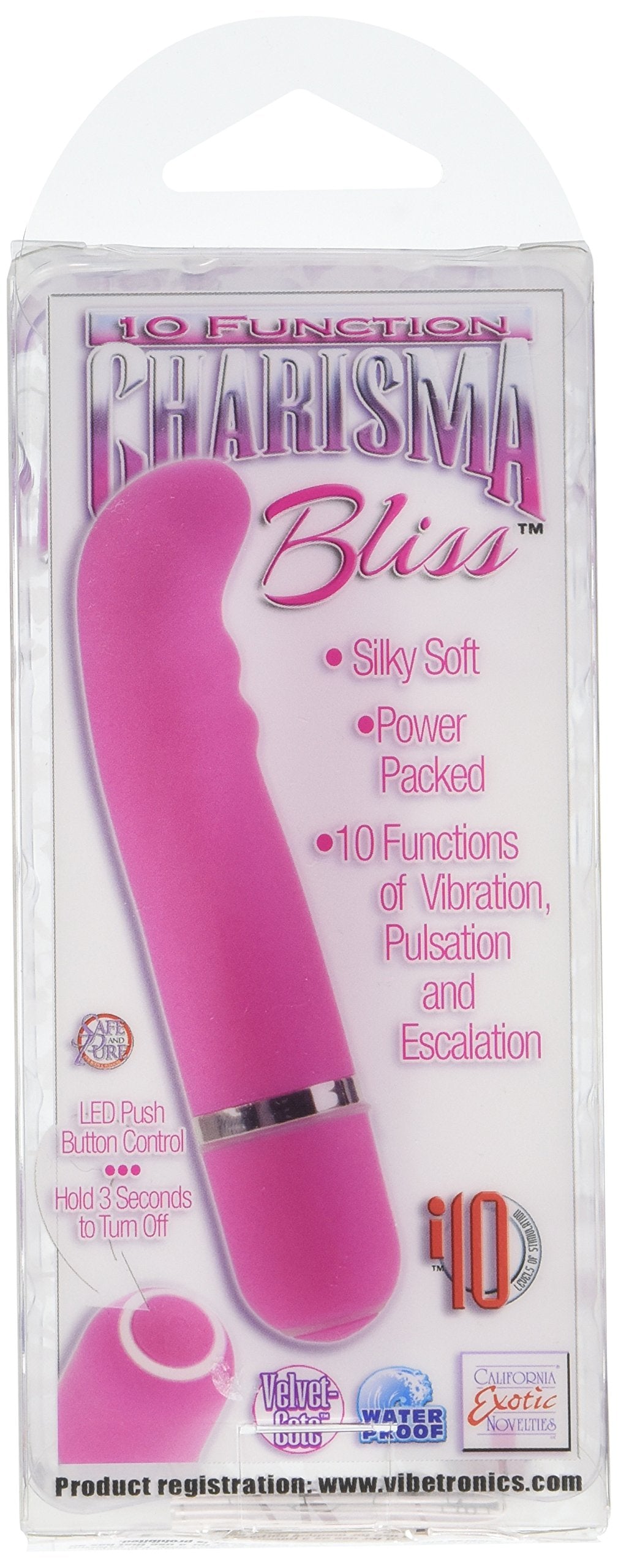 California Exotic Novelties 10-Function Charisma Bliss, Black