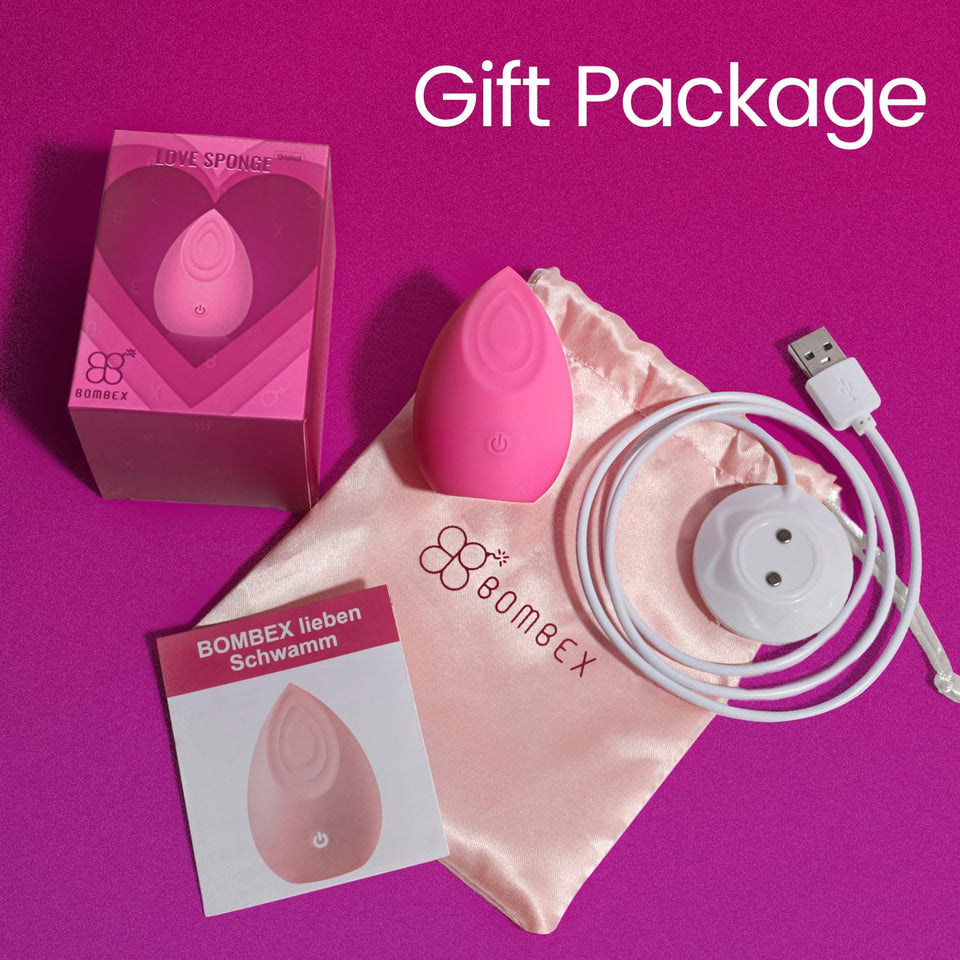 Vibrators Mini Vibrator Sex Toys Women - BOMBEX Love Sponge Female Vibrator Discreet Vibrators, Adult Toys Small Clitoris Vibrat