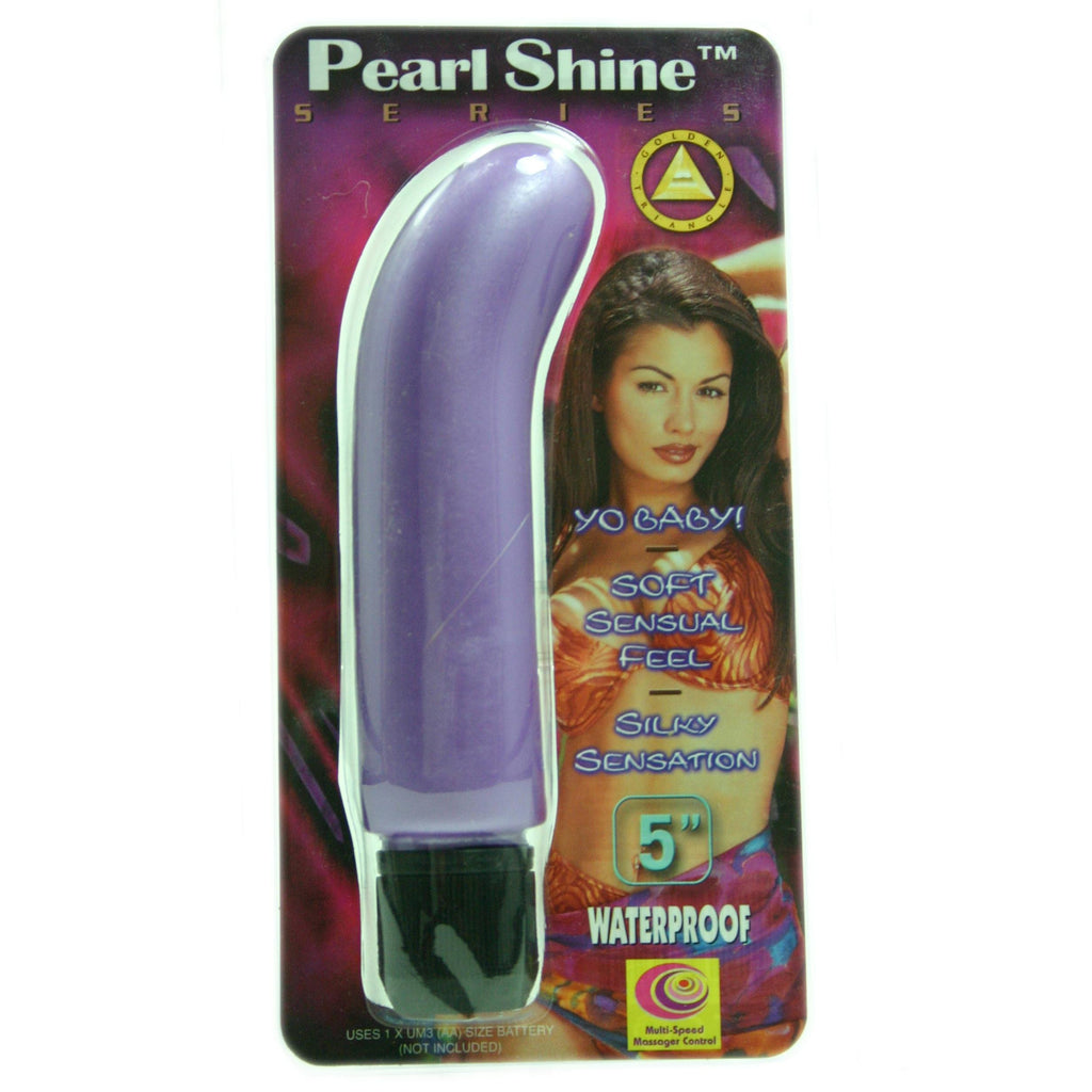 PEARL SHINE G Spot 5 Inch Vibrator Waterproof  Purple