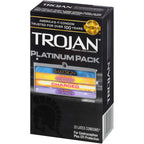 Trojan Platinum Pack Lubricated Condoms, 10Ct