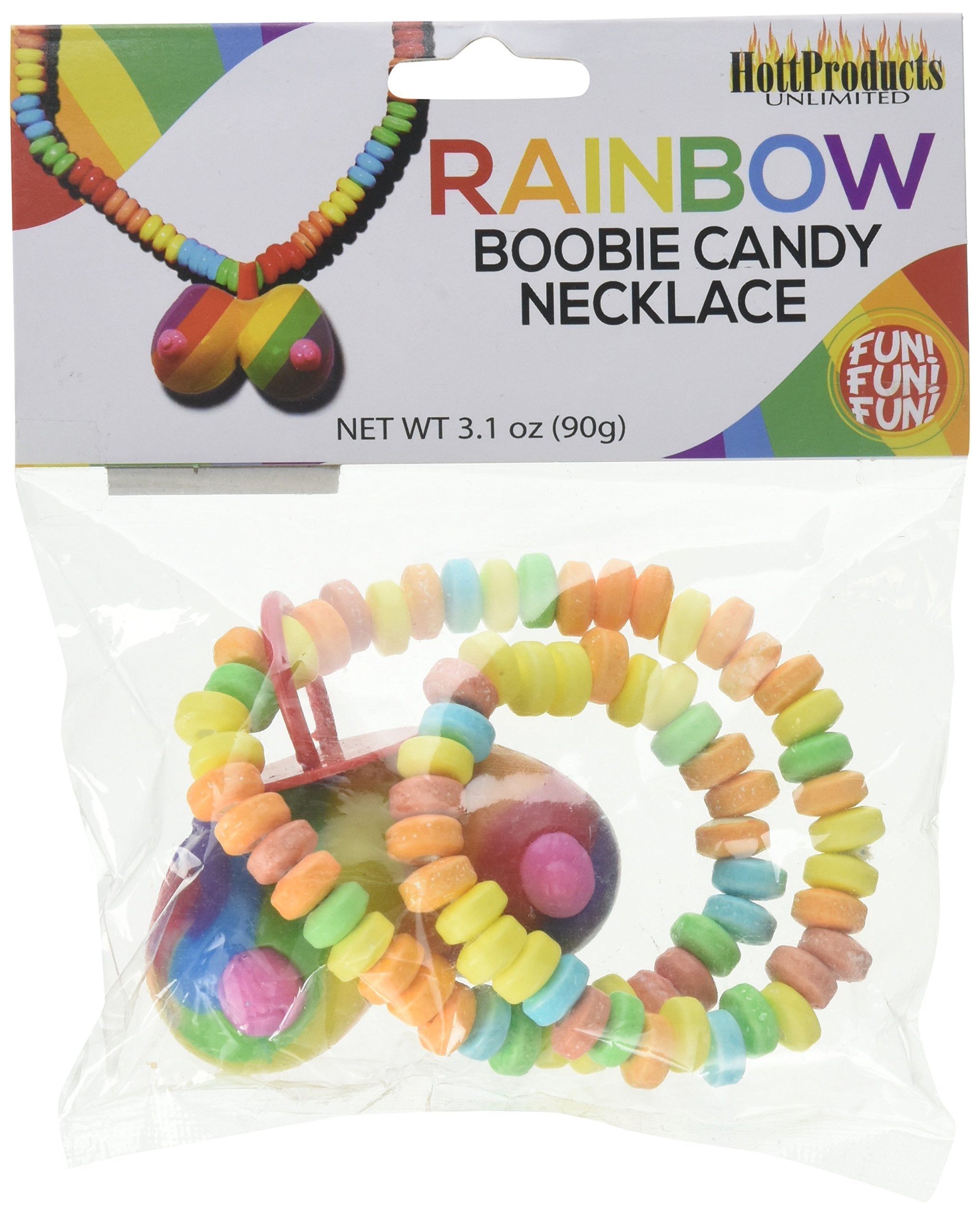 Rainbow Boobie Candy Necklace