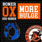 OxBalls Boner Cockring, Blue/Black